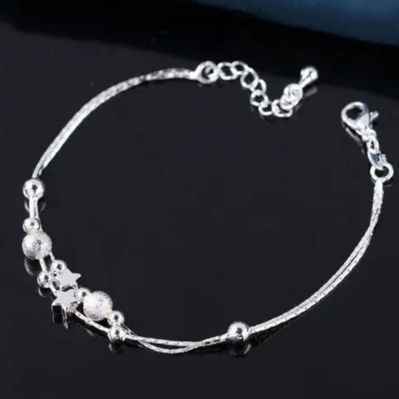 925 STERLING SILVER ANKLET WITH TAGS! - Picture 1 of 1
